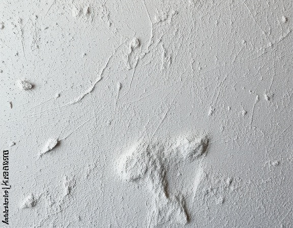 rough drywall texture, tactile expression, being smoothed over, photorealistic, indoor room with unfinished walls, highly detailed, small particles in the air, macro photography, neutral greys, diffused lighting, shot with a macro lens.